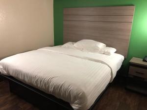 Postel nebo postele na pokoji v ubytování Travelers Inn and Suites Wharton