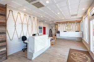 a lobby of a store with a desk and a counter at Westgate Branson Lakes Resort in Hollister +79 photos