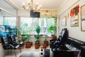 Et opholdsområde på Kadirga Studios