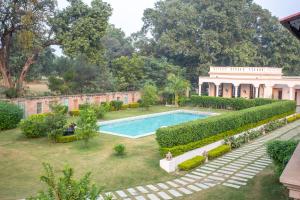 Tree of Life Resort & Spa Varanasi内部或周边的泳池