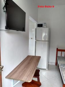 Kuchyň nebo kuchyňský kout v ubytování Ubatuba