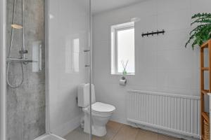A bathroom at Guesthouse Vatnsholt