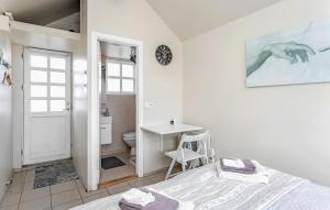 A bathroom at Guesthouse Vatnsholt