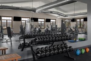 Fitness centrum a/nebo fitness zařízení v ubytování Sun Outdoors Rocky Mountains