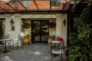 Patio nebo venkovní prostory v ubytování Ebel Boutique Hotel