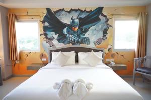 Postel nebo postele na pokoji v ubytování BCP Hotel