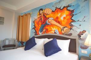 Postel nebo postele na pokoji v ubytování BCP Hotel