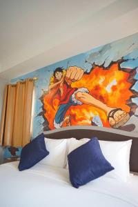 Postel nebo postele na pokoji v ubytování BCP Hotel