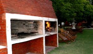 Equipamiento para hacer parrilladas disponible en la casa de vacaciones