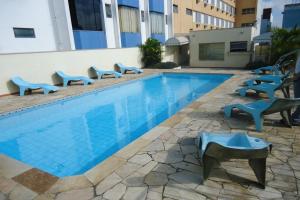 Der Swimmingpool an oder in der Nähe von Antico Plaza Hotel