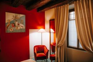 Posezení v ubytování Hotel La Contrada