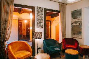 Posezení v ubytování Hotel La Contrada