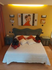 Postel nebo postele na pokoji v ubytování Motel Acropolis