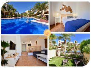Bazén v ubytovaní Bahia Marinas - Tu hogar con jardín privado! alebo v jeho blízkosti