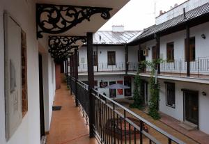 A balcony or terrace at Lublin Apartaments