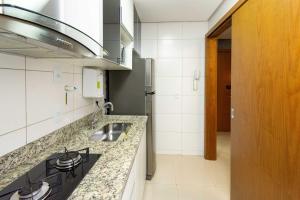 Duplex moderno 1Q Andar alto - TDH1916廚房或簡易廚房