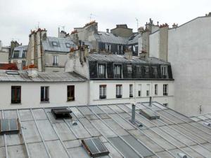 an overhead view of a roof of a building at Hotel Liberty in Paris