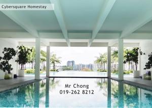 a rendering of a swimming pool in a building at Cybersqaure Studio Suites with Netfilx @10 min walking distance to McD in Cyberjaya