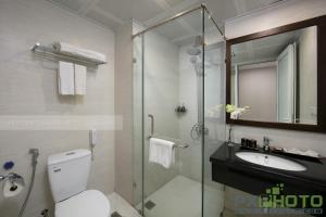 Koupelna v ubytování Azure Sapa Hotel