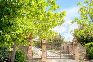 A garden outside La Fonte Di Montebuono
