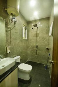 Ванная комната в Back Stayz Hostel