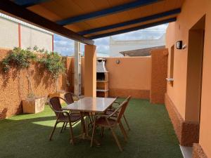Αίθριο ή υπαίθριος χώρος στο Apartamento para 4 personas con jardín privado y