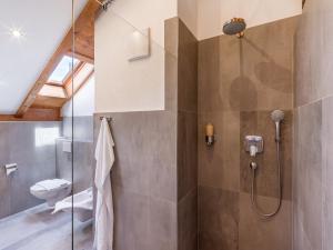 A bathroom at Hotel Gänsleit