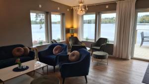 Posezení v ubytování Håveruds hotell och konferens