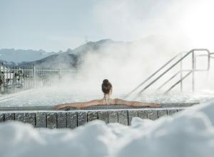 Widok na góry z tego hotelu