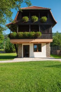 Zahrada ubytování VILLA GHERMAN