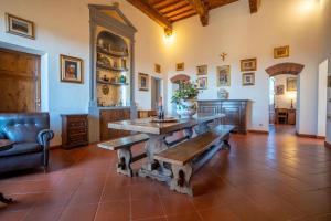 A seating area at Il Casone