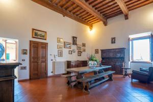 A seating area at Il Casone