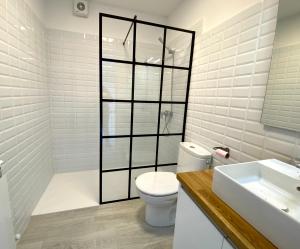 A bathroom at Las Casetas de Mateu