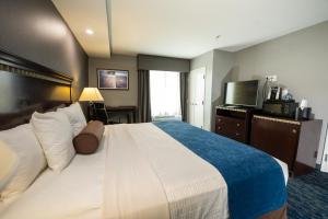 Postel nebo postele na pokoji v ubytování Comfort Suites Seabrook - Kemah