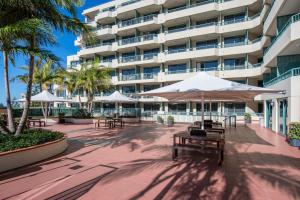 O edifício em que o hotel se localiza