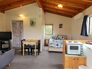 Kuchyň nebo kuchyňský kout v ubytování Seabreeze Holiday Park