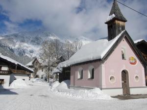 Alpenchalet im Leutaschtal v zimě