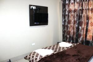 TV a/nebo společenská místnost v ubytování Hotel Samar + 25 fotografií