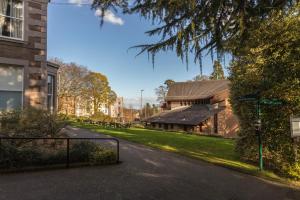 The building where the student accommodation is located 