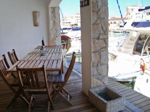 Balkón nebo terasa v ubytování Holiday Home Salins by Interhome