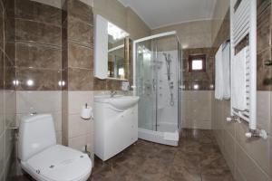 Koupelna v ubytování Hotel Rebis