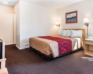 מיטה או מיטות בחדר ב-Econo Lodge Downtown