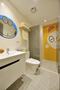 Bilik mandi di Tainan Lio Kid Family Homestay