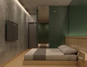 Postel nebo postele na pokoji v ubytování Narawad Boutique Hotel