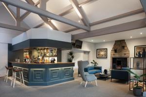 The lounge or bar area at Mytton Fold Hotel, Ribble Valley