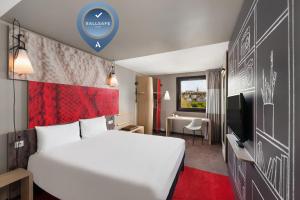 Posteľ alebo postele v izbe v ubytovaní ibis Budapest Castle Hill