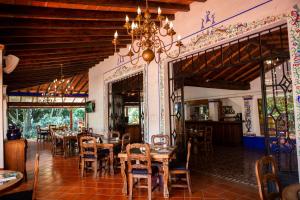 Restaurace v ubytování Hotel Spa Posada Tlaltenango