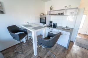 Η κουζίνα ή μικρή κουζίνα στο Ferienwohnung Anke - Appartement 5c