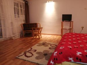 TV a/nebo společenská místnost v ubytování Casa Zura