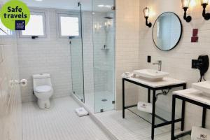 Ванная комната в Hotel MX más reforma
